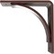 Ekena Millwork Morris Steel Bracket, Hammered Bright Red 3"W x 6"D x 6"H BKTM03X06X06MOHRE - alternate 8